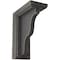 Ekena Millwork 3"W x 5"D x 7"H Hamilton Traditional Wood Vintage Decor Bracket, Black BKTWD03X05X07HABL - alternate 1